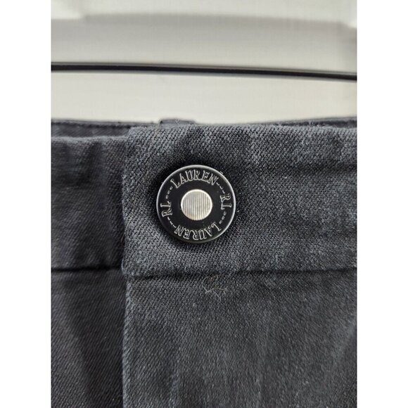 Lauren Ralph Lauren Pants Pinched Seam False Pockets Black Size 16 - Picture 4 of 8